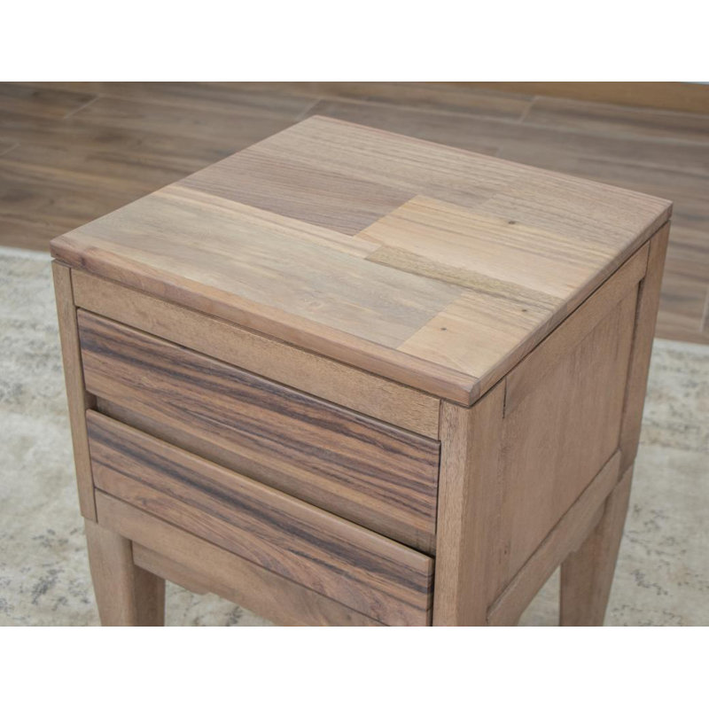 Katriana 26'' W Solid Wood Nightstand