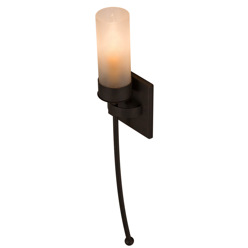 Luminaire mural 1 lumière Bechar, H 42 po x l 6 po x P 3,75 po, Épice cajun