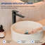 Robinet de lavabo de salle de bain à un trou, robinet de lavabo de salle de bain à poignée simple avec ensemble de drain-125423857