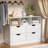 4 Drawers Dresser With Open Cube Chest Of Drawers