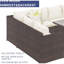 Canapé modulaire d'extérieur rembourré 7 places avec coussins confortables