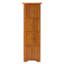 Armoire de coin de 72 po de hauteur avec 8 portes - Option de rangement polyvalente de couleur chêne pour la salle à manger