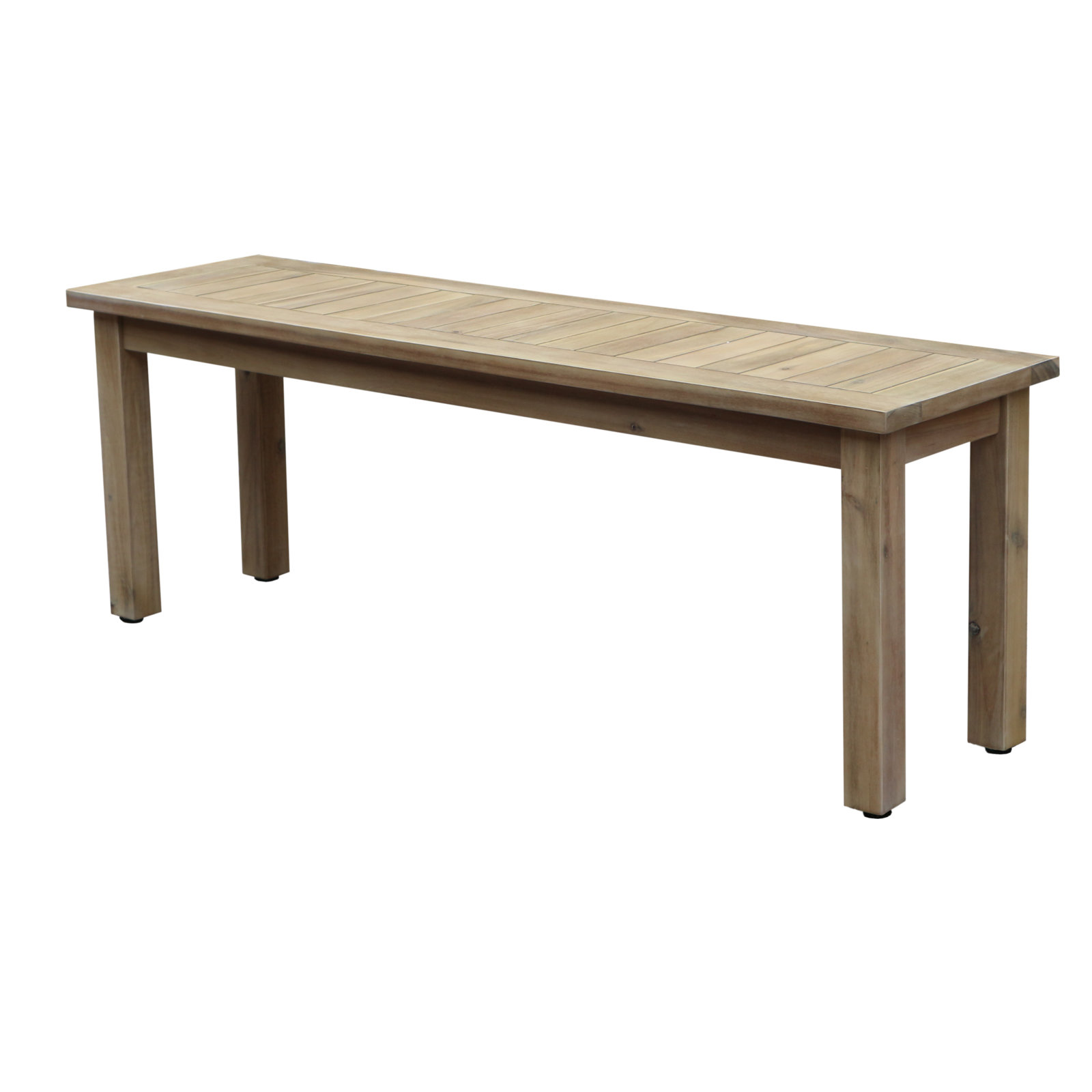 Bowery 59" Acacia Patio Dining Set, Teak