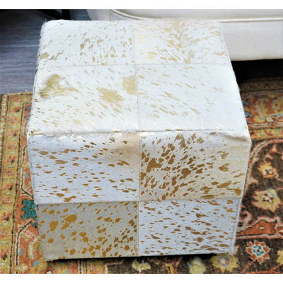Cube en cuir Elisabeth
