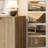 31.5" W Sideboard Buffet Cabinet With Storage, Modern Fluted Accent Credenza With Doors & Adjustable Shelves, Wood Coffee Bar Console Table For Living Room, Dining Room, Kitchen Or Entryway-1342449678