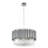 Transitional 6 Light Chrome Crystal Round Chandelier-158302513-181847045