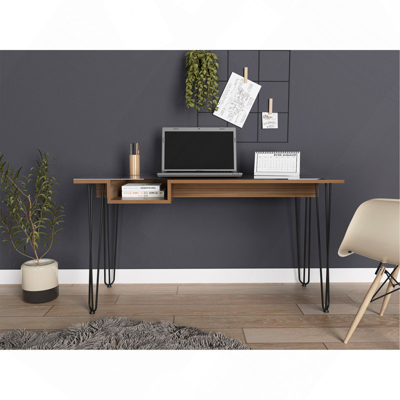 Desk Rolo140, Office, Mahogany