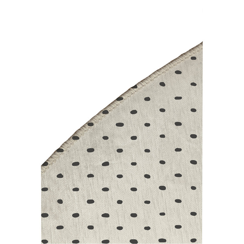 Teeny Tiny Non-Slip Outdoor Rug, Round 5'