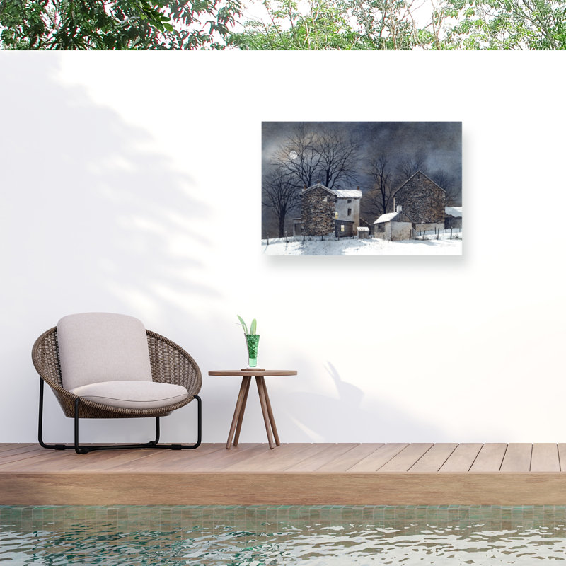 Toile pour l'extérieur Ray Hendershot WITCH MOON, H 12 po x l 19 po