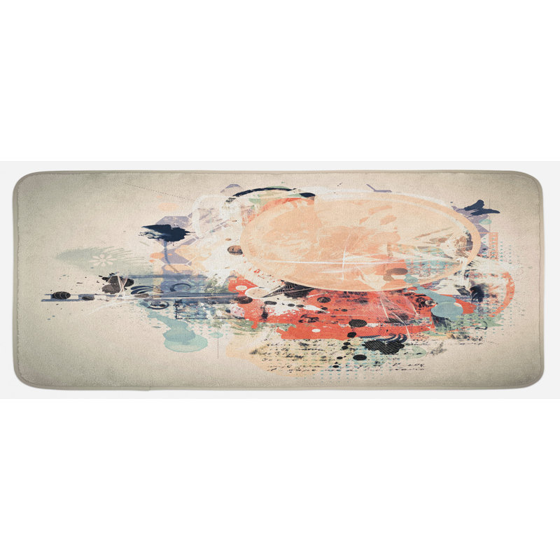 Tapis de cuisine abstrait