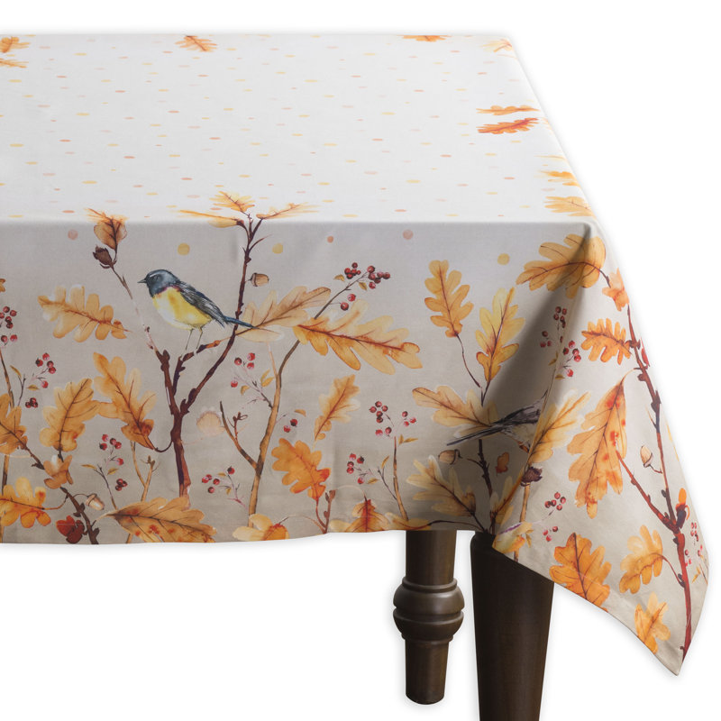 Floral 100% Cotton Tablecloth, 108" x 60", Floral 1