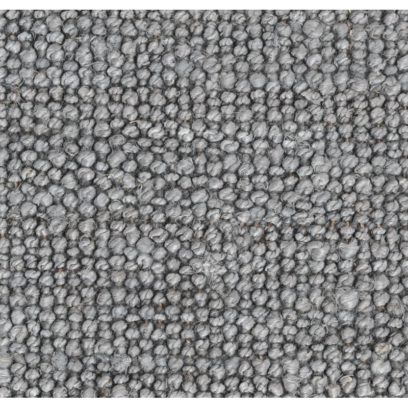 Annello Jute / Sisal Area Rug in Blue Charcoal, Rectangle 5' x 8'
