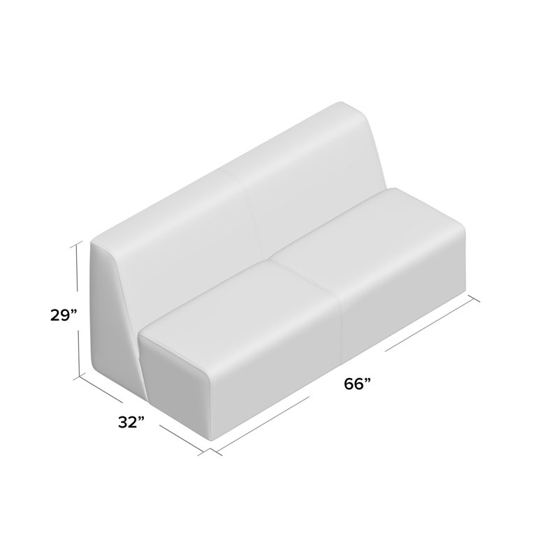 Campfire Turnstone Big Lounge Loveseat, Connect - Blue Jay (5S21)