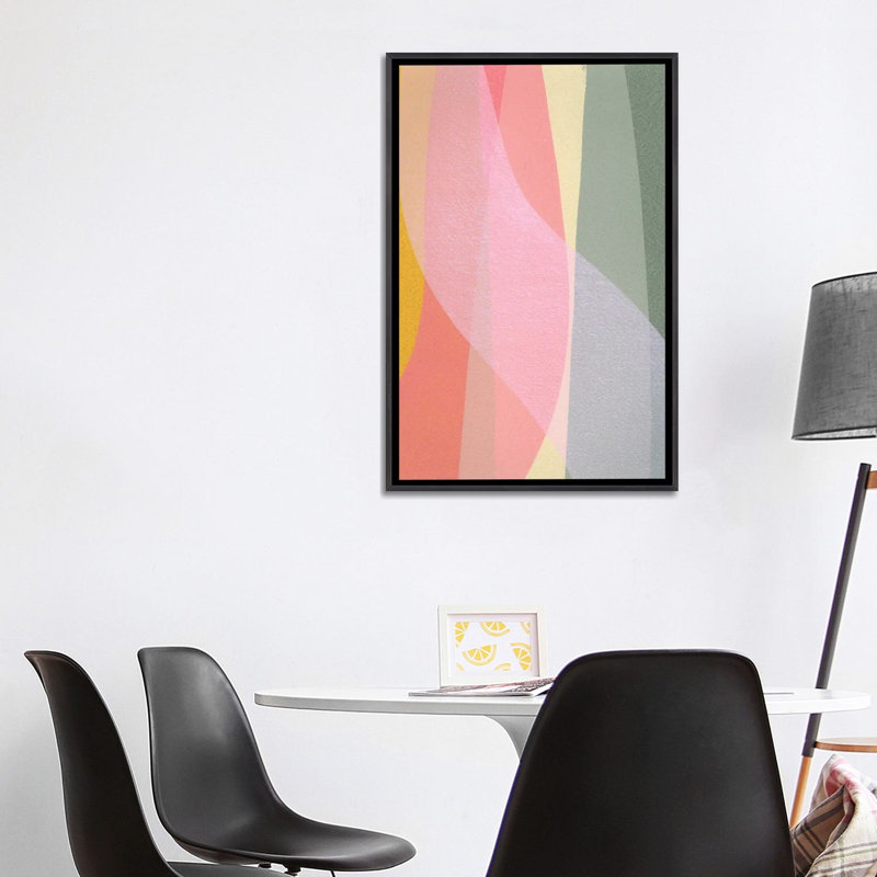 «Paused», reproduction d'art sur toile encadrée, 40 po x 26 po, Toile avec cadre, Noir patiné