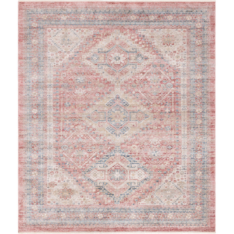 Areeas Kyla Rust Red Area Rug, Rectangle 8' x 10'
