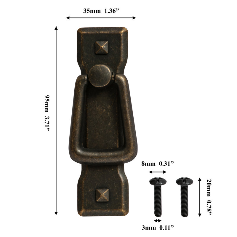 5.8 cm centre Drop Handle