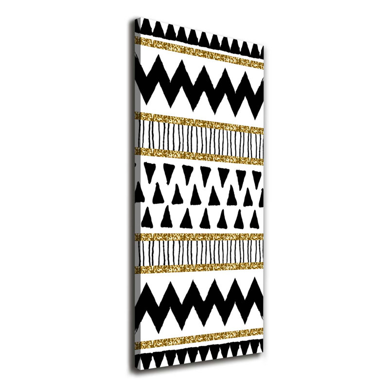 Ethnic Background - Wrapped Canvas Print