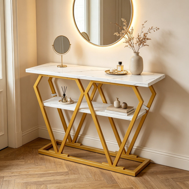 120.01 cm W Console Table