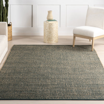 Tapis en mélange de jute Elfriede Farmhouse