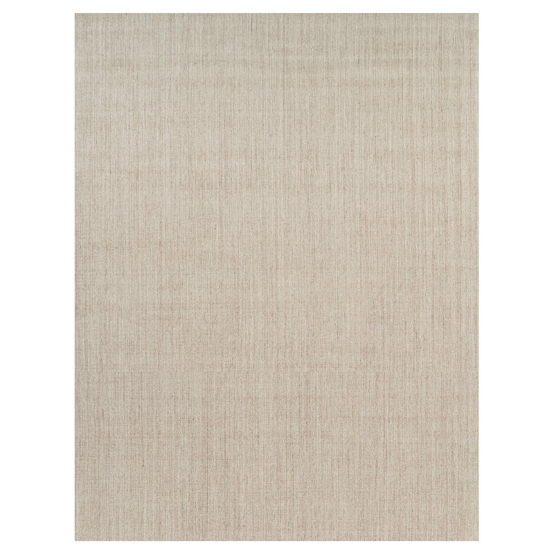 Rug & Kilim’S Oversized Modern Textural Solid Rug In Beige Tones And Striae