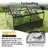 Large Greenhouse And Raised Flower Bed For Outdoors Plant Vegetable Box 68.7" X 45" X 51.5"