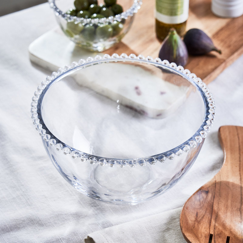 Symple Stuff Glass Salad Bowl