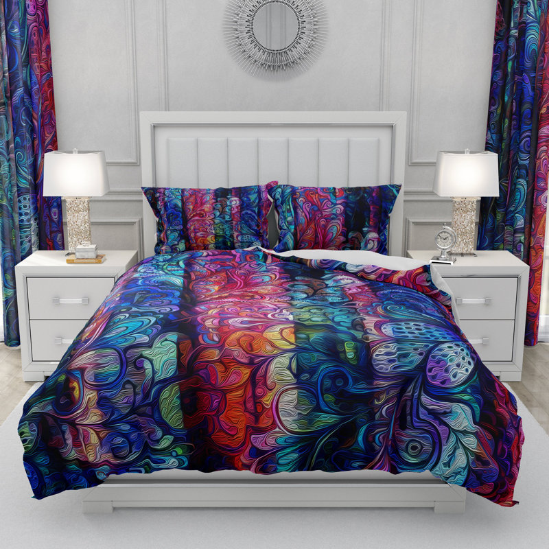Ensemble de housse de couette, Housse de couette grand + 2 taies décoratives