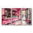 Toile naturelle avec cadre flottant