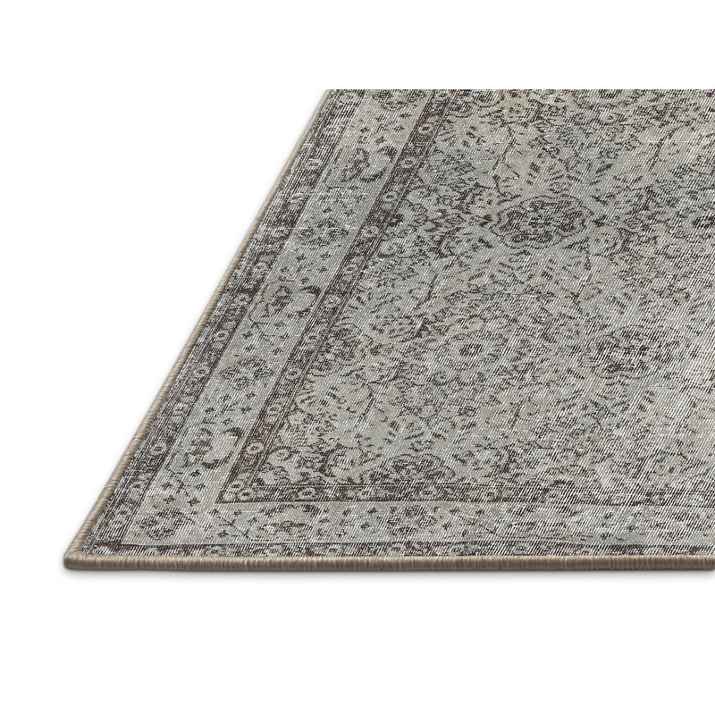 Rowsey Performance Wool Oriental Indoor Rug, Rectangle 5' x 7'