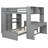 Hasel L Shaped Bunk Bed with Desk, Bookcase and Wardrobe-633294465-642342477