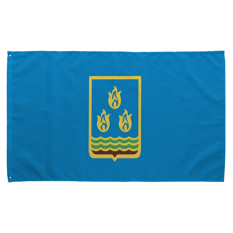 Drapeau de la ville de Bakou — Drapeau