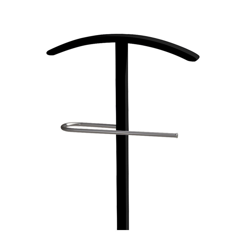 Ahrens Freestanding Valet Stand, Black