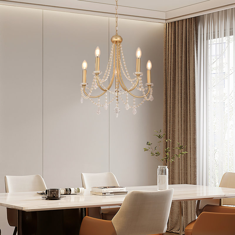 5 - Light Candle Style Chandelier
