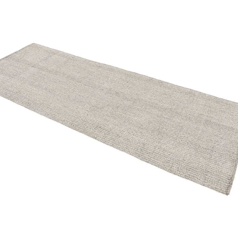 Hand Knotted Wool Area Rug in Gray
