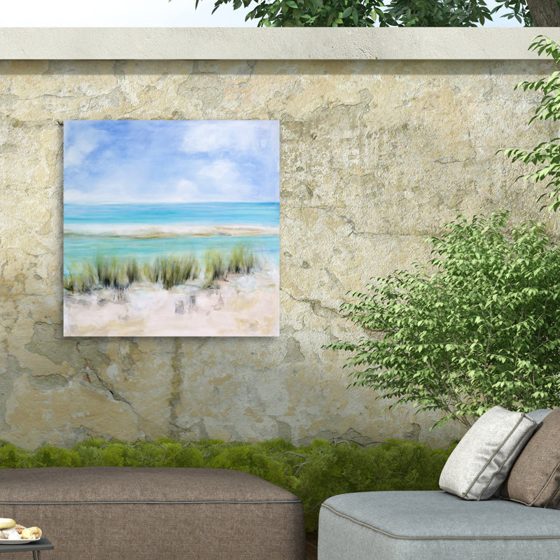 Toile extérieure Bullis Mila Apperlo Captiva Island, H 35 po x l 35 po x P 1,5 po