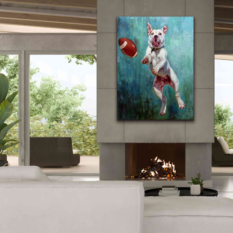 «Hail Mary» par Lucia Heffernan, art mural sur toile, H 54 po x l 40 po x P 1,5 po