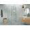 Halo 48 in. x 42 in. x 78 in. 90-degree Fully Frameless Glass Hinged Shower Enclosure