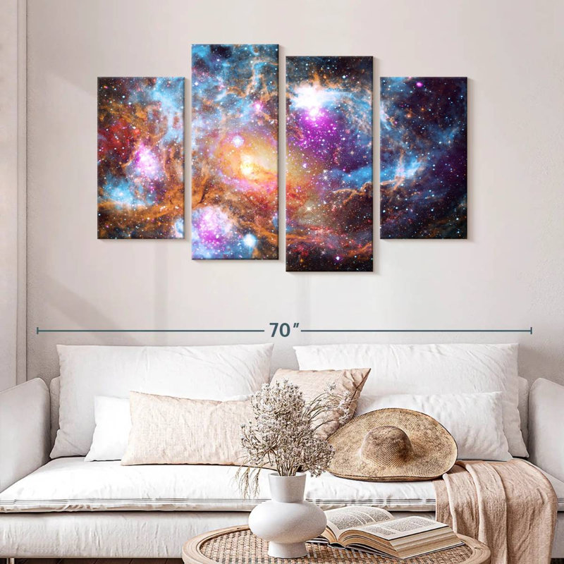 Oberle Cosmic Galaxies, 32" H x 52" W
