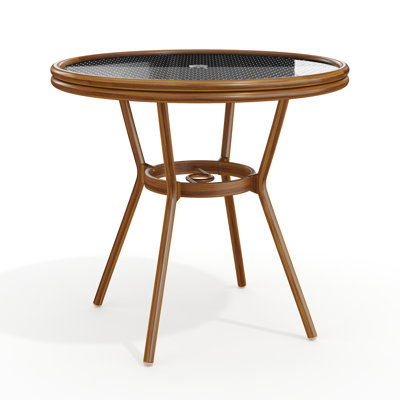 Martha Stewart Lily Pond 31" Round All-Weather Patio Bistro Dining Table