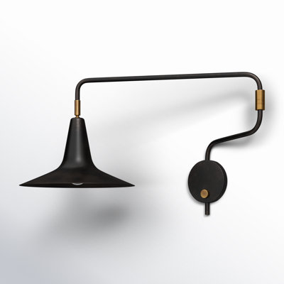 Rowen Antique Brass 1-Light Fixtures Wall Mounted Metal Sconce