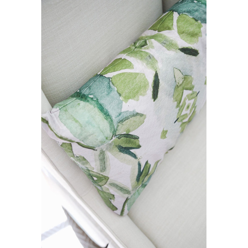 Wildflowers II Large Repeat Luxury Throw Pillow, 22"H x 22"W
