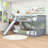 Esyal Twin Over Twin Standard Bunk Bed with Slide-576316096