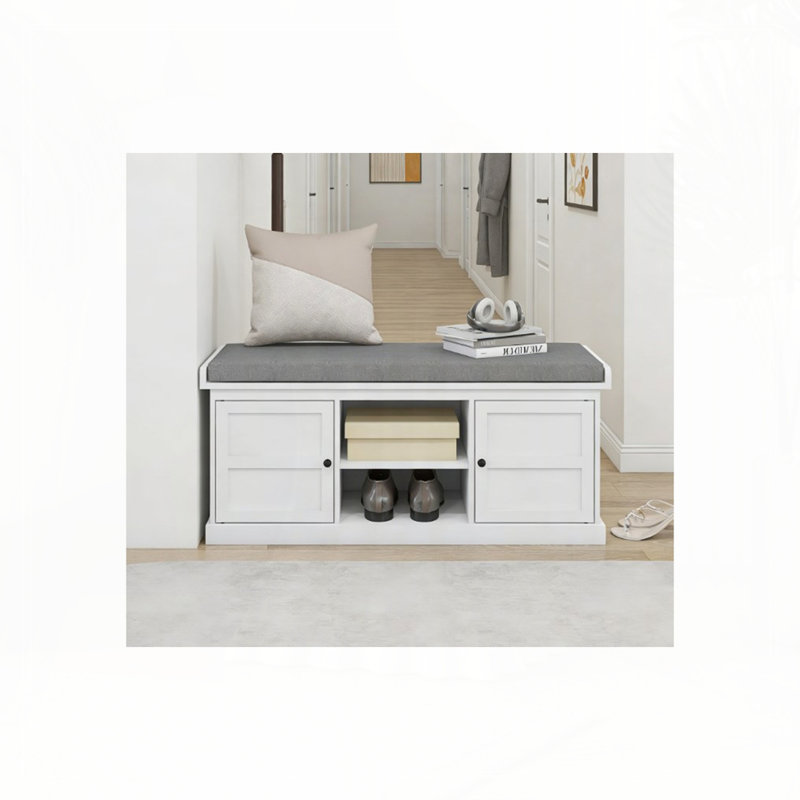 Banc d'entrée, banc de rangement pour chaussures