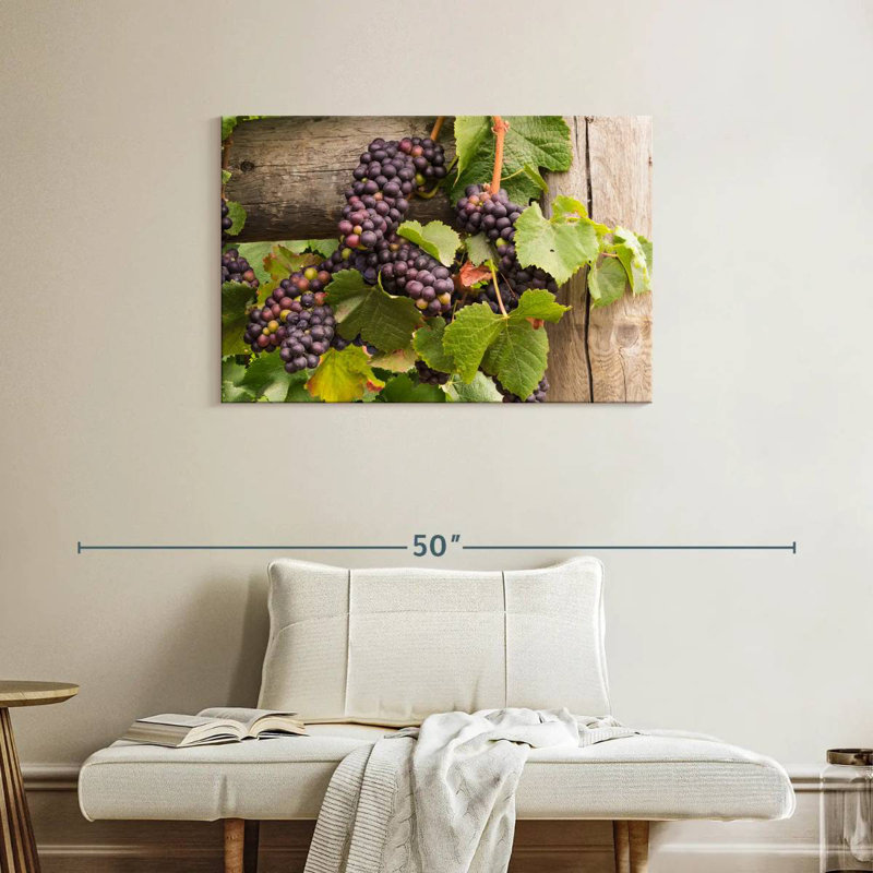 Yarlin Purple Pinot Grapes, 24" H x 36" W