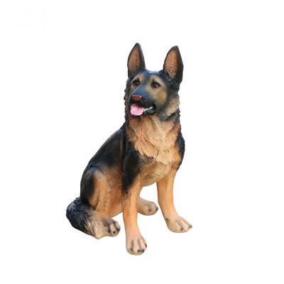 Outdoor Dog Statues German Shepherd Dog Statue for Garden