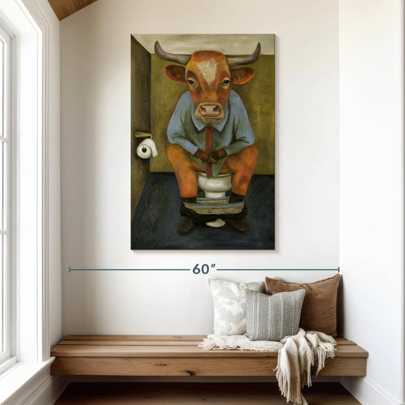 Bull Shitter, 48" H x 32" W