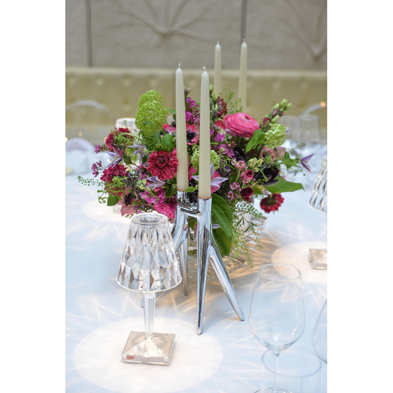 Abbracciaio Candlestick, White