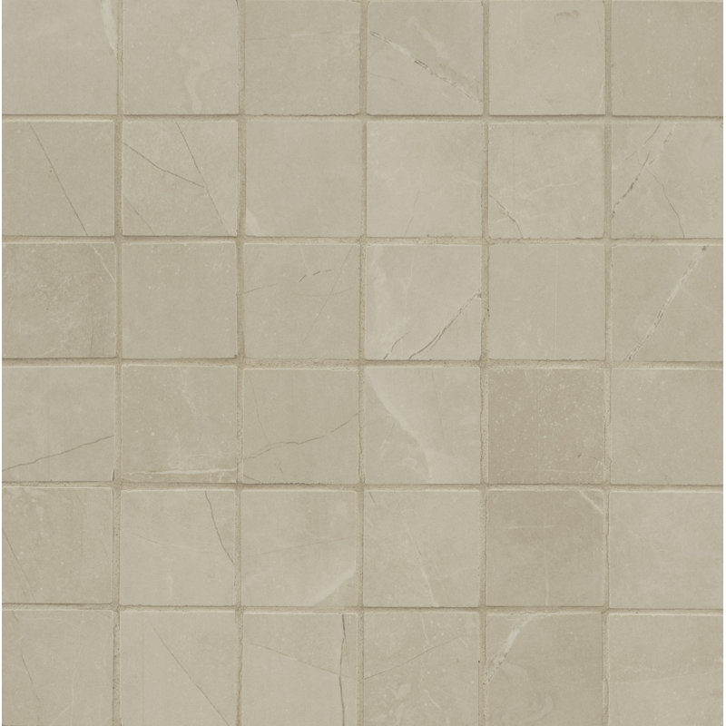 Sonoma Sand 12 in. x 12 in. Matte Porcelain Mosaic Floor and Wall Tile