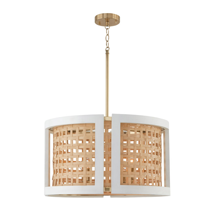 Birch Lane™ Alonzo 4 - Light Dimmable Drum Chandelier | Wayfair