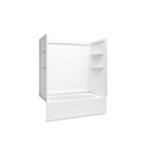 Performa 2 60 In. X 29 In. Vikrell Bath/Shower With Aging In Place Backerboards With Right Drain